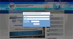 Desktop Screenshot of ohada.org